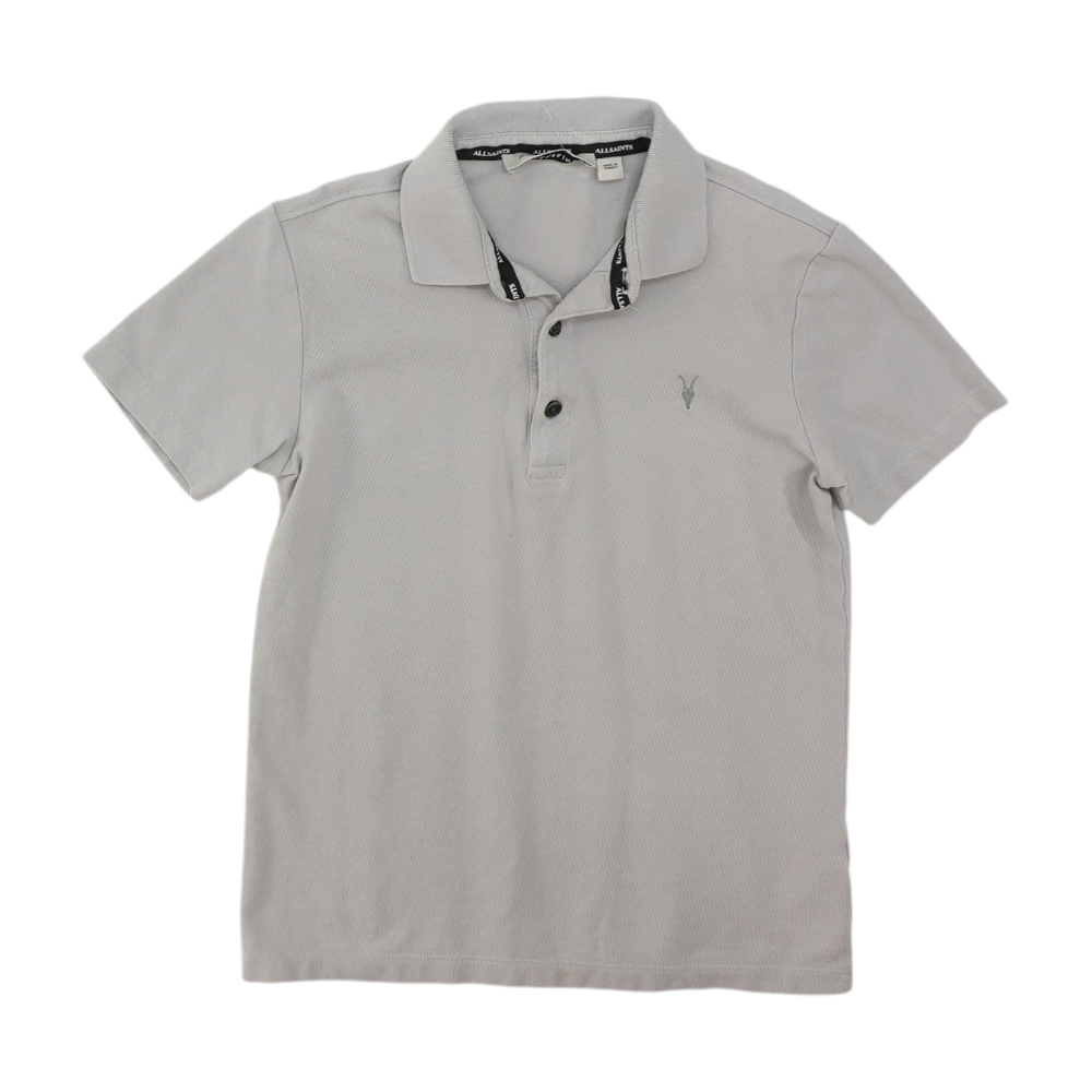 Gray Short Sleeve Polo