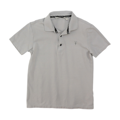 Gray Short Sleeve Polo
