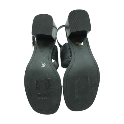 Black Heeled Sandals