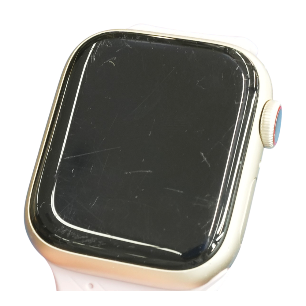 Apple 41mm Series 9 Starlight Smartwatch Pink Band S/M – Image 4
