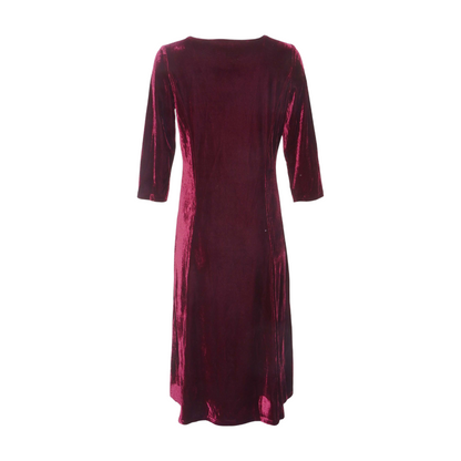 Maroon Midi Dress