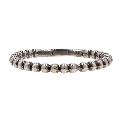 14K White Gold Band Ring
