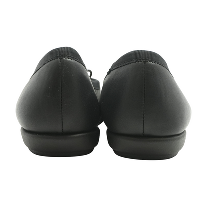 Black Slip-On Flats
