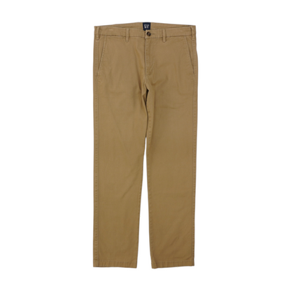 Khaki Straight Pants