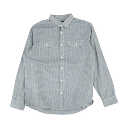 Black Check Long Sleeve Button Down