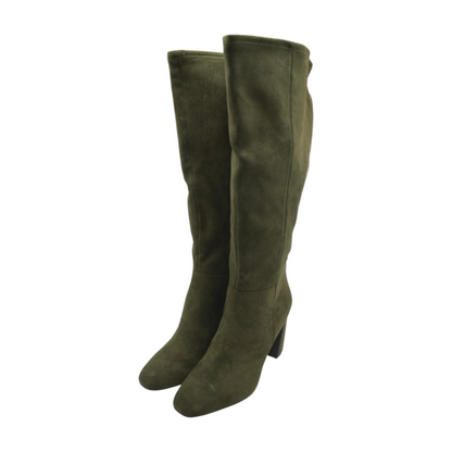 Olive Knee-High Boots