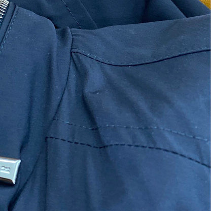 Navy Polyamide Rain Jacket