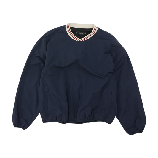Navy Solid Sweatshirt Pullover