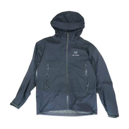 Black Solid Rain Jacket
