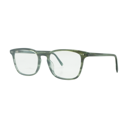 Green Elias M Square Prescription Eyewear