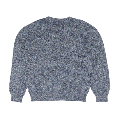 Blue Abstract Pullover Sweater