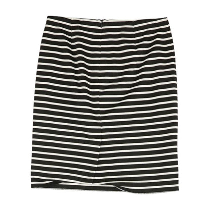 Black Striped Mini Skirt