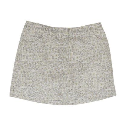 Multi Graphic Mini Skirt