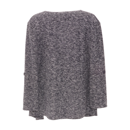 Navy Abstract Cardigan
