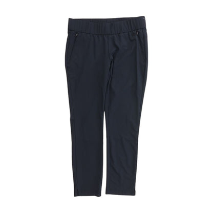 Navy Solid Active Pants