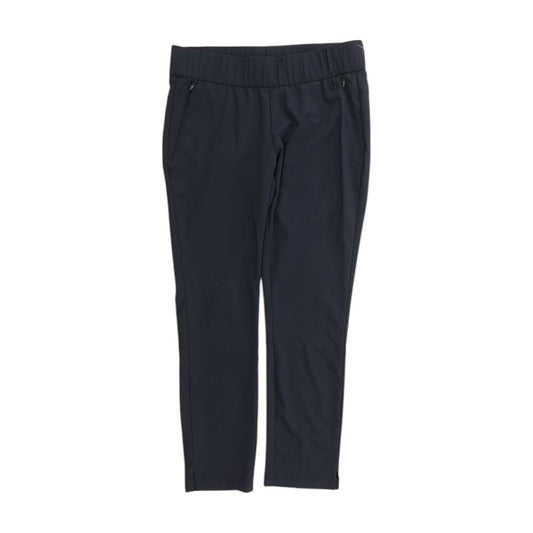 Navy Solid Active Pants