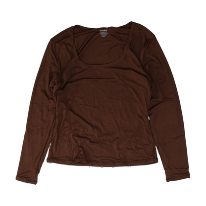 Brown Plus T-Shirt
