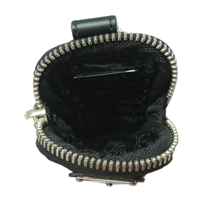 Black Removable Mini Re-Nylon Pouch