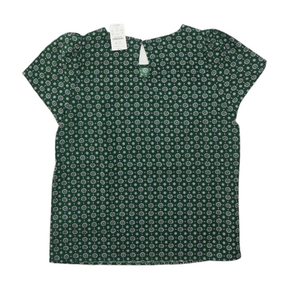 Green Print Blouse