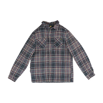 Gray Plaid Lightweight Jacket