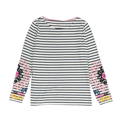 White Striped Blouse