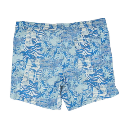 Blue Tropical Swim Bottom