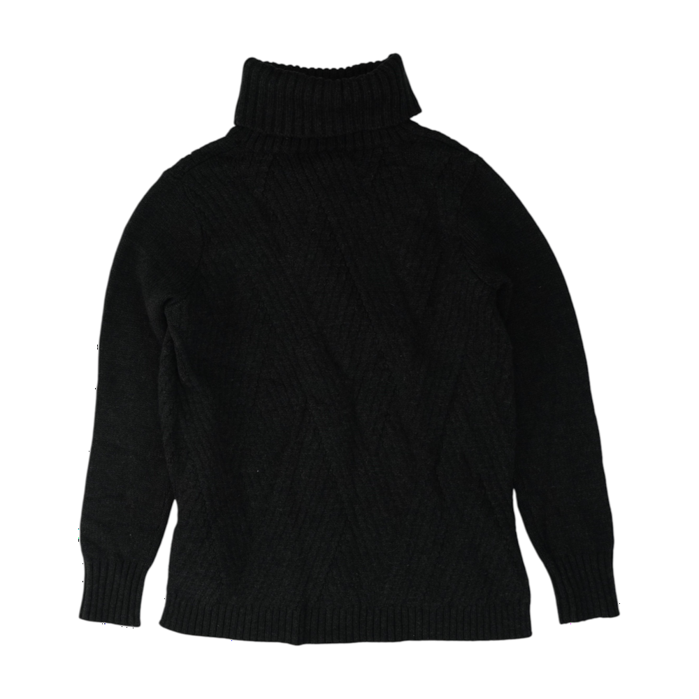 Charcoal Solid Pullover Sweater