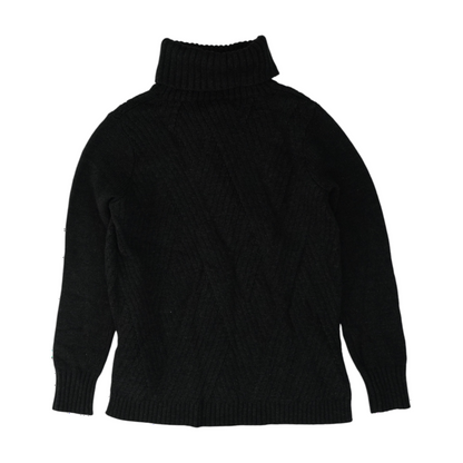 Charcoal Solid Pullover Sweater