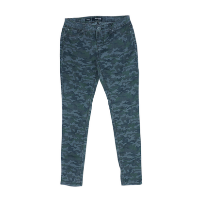 Gray Camo Skinny Jeans