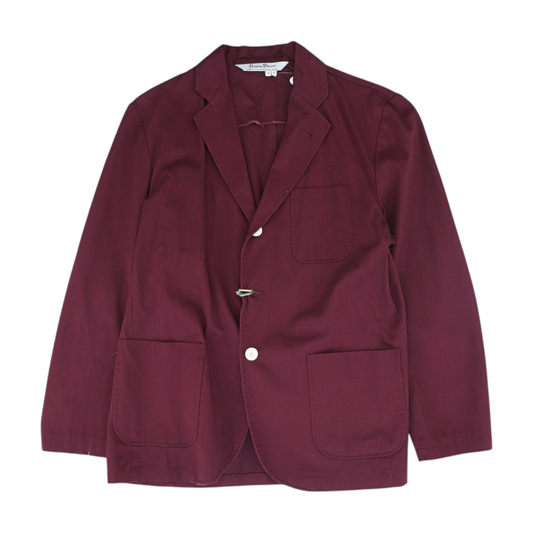 Chill-Burgundy Solid Sport Coat