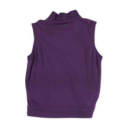 Purple Solid 1/4 Zip Pullover
