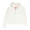 White Solid 1/4 Zip Pullover