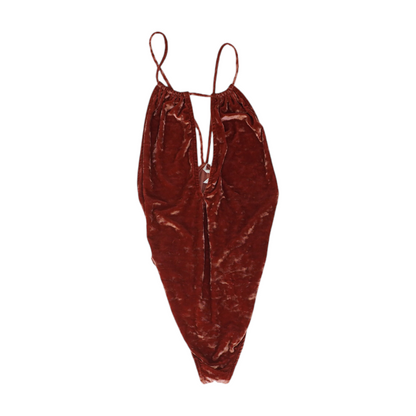 Burgundy Bodysuit Blouse