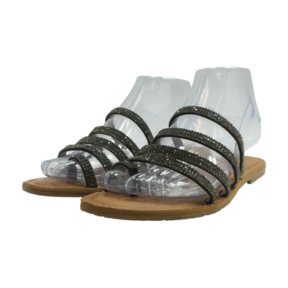 Black Flat Sandals