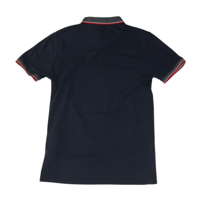 Navy Solid Short Sleeve Polo