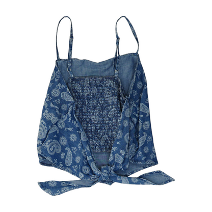 Blue Paisley Blouse
