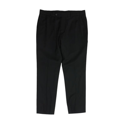 Black Solid Dress Pants