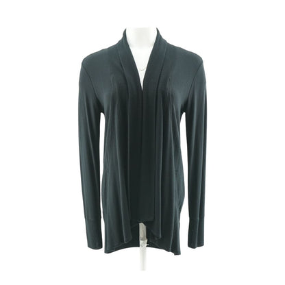Black Solid Cardigan Sweater