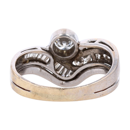 1/2 ctw 14K White Gold Diamond Fashion Ring
