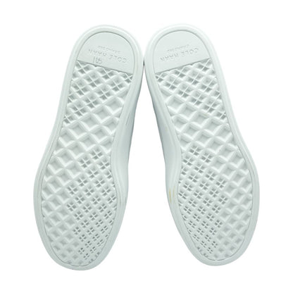 White Leather Lace Up Casual Shoes