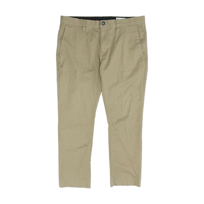 Beige Regular Pants