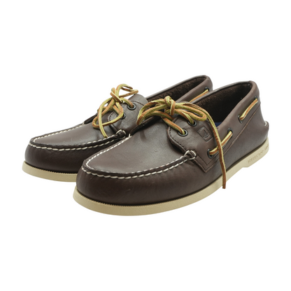Brown Lace-Up Casual Shoes