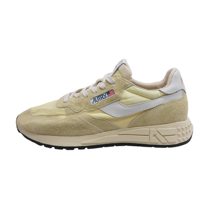 Yellow Low-Top Athletic Shoes