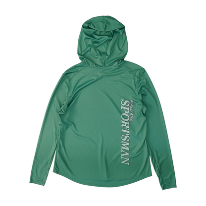 Green Solid Hoodie Pullover