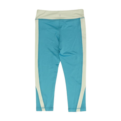 Blue Color Block Leggings