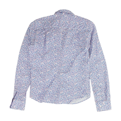 Blue Floral Button Down