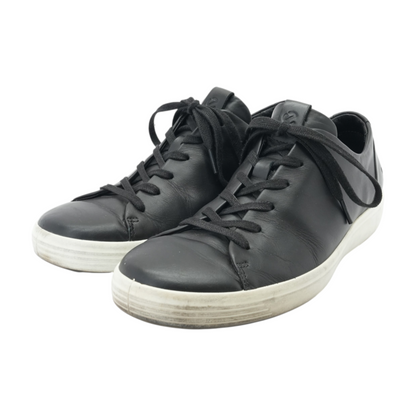 Black Lace-Up Casual Shoes