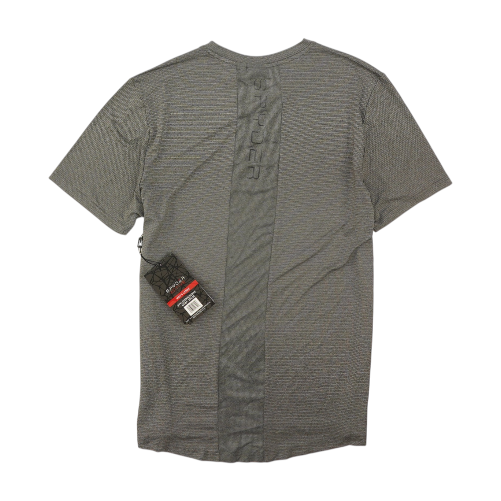Gray Striped Active T-Shirt