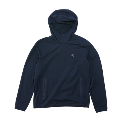 Navy Solid Hoodie Pullover
