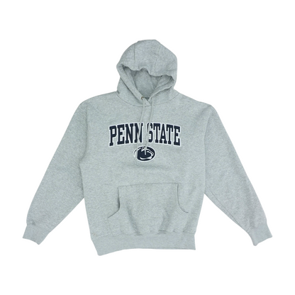 Gray Penn State Nittany Lions Solid Hoodie Pullover